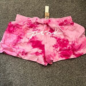 PINK Victoria's Secret Pink Athletic Shorts Tie-Dye